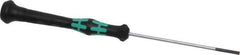 Wera - Electronic/Electrostatic Slotted Screwdriver - 80mm Blade Length, Round Shank, Ergonomic Handle - Apex Tool & Supply