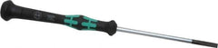 Wera - Electronic/Electrostatic Slotted Screwdriver - 80mm Blade Length, Round Shank, Ergonomic Handle - Apex Tool & Supply