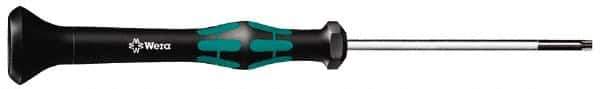 Wera - T20 Torx Driver - 2-3/8" Blade Length, 6-3/16" OAL, Micro Handle - Apex Tool & Supply