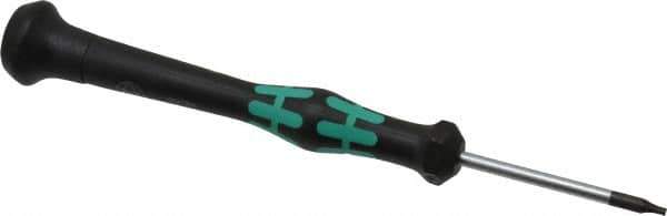 Wera - T6 Torx Driver - 1-9/16" Blade Length, 3-7/8" OAL, Micro Handle - Apex Tool & Supply