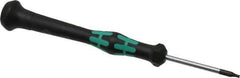 Wera - T6 Torx Driver - 1-9/16" Blade Length, 3-7/8" OAL, Micro Handle - Apex Tool & Supply