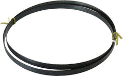 Starrett - 10 TPI, 8' 10" Long x 5/8" Wide x 0.032" Thick, Welded Band Saw Blade - Carbon Steel, Toothed Edge, Raker Tooth Set, Flexible Back, Contour Cutting - Apex Tool & Supply