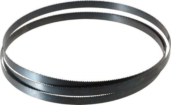 Starrett - 10 TPI, 6' 8" Long x 1/2" Wide x 0.025" Thick, Welded Band Saw Blade - Carbon Steel, Toothed Edge, Raker Tooth Set, Flexible Back, Contour Cutting - Apex Tool & Supply