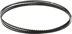 Starrett - 4 TPI, 12' 6" Long x 1/4" Wide x 0.025" Thick, Welded Band Saw Blade - Carbon Steel, Toothed Edge, Raker Tooth Set, Flexible Back, Contour Cutting - Apex Tool & Supply