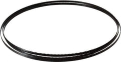 Starrett - 10 TPI, 7' 9" Long x 1/4" Wide x 0.025" Thick, Welded Band Saw Blade - Carbon Steel, Toothed Edge, Raker Tooth Set, Flexible Back, Contour Cutting - Apex Tool & Supply