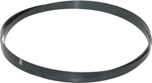 Starrett - 14 TPI, 8' 2" Long x 1/2" Wide x 0.025" Thick, Welded Band Saw Blade - Carbon Steel, Toothed Edge, Raker Tooth Set, Flexible Back, Contour Cutting - Apex Tool & Supply