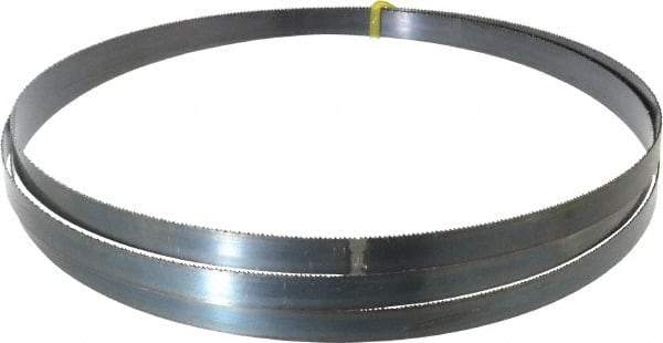 Starrett - 14 TPI, 8' 11" Long x 5/8" Wide x 0.032" Thick, Welded Band Saw Blade - Carbon Steel, Toothed Edge, Raker Tooth Set, Flexible Back, Contour Cutting - Apex Tool & Supply