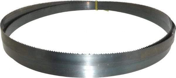 Starrett - 6 TPI, 12' Long x 1" Wide x 0.035" Thick, Welded Band Saw Blade - Carbon Steel, Toothed Edge, Raker Tooth Set, Flexible Back, Contour Cutting - Apex Tool & Supply