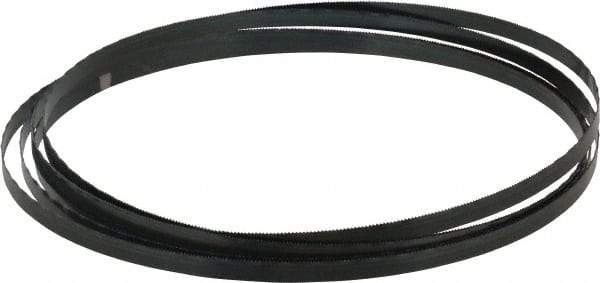 Starrett - 18 TPI, 12' 6" Long x 3/8" Wide x 0.025" Thick, Welded Band Saw Blade - Carbon Steel, Toothed Edge, Raker Tooth Set, Flexible Back, Contour Cutting - Apex Tool & Supply