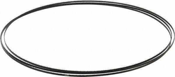 Starrett - 14 TPI, 7' 9" Long x 1/8" Wide x 0.025" Thick, Welded Band Saw Blade - Carbon Steel, Toothed Edge, Raker Tooth Set, Flexible Back, Contour Cutting - Apex Tool & Supply