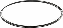 Starrett - 14 TPI, 7' 9" Long x 1/8" Wide x 0.025" Thick, Welded Band Saw Blade - Carbon Steel, Toothed Edge, Raker Tooth Set, Flexible Back, Contour Cutting - Apex Tool & Supply