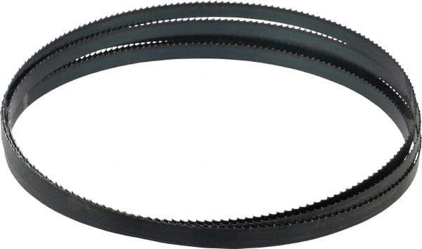 Starrett - 6 TPI, 12' 6" Long x 1/2" Wide x 0.025" Thick, Welded Band Saw Blade - Carbon Steel, Toothed Edge, Raker Tooth Set, Flexible Back, Contour Cutting - Apex Tool & Supply