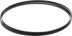 Starrett - 6 TPI, 12' 6" Long x 1/4" Wide x 0.025" Thick, Welded Band Saw Blade - Carbon Steel, Toothed Edge, Raker Tooth Set, Flexible Back, Contour Cutting - Apex Tool & Supply