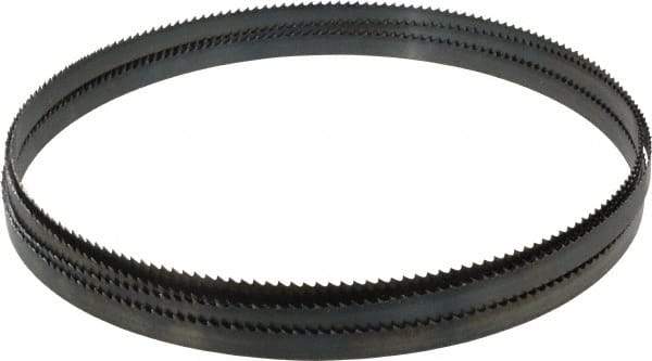 Starrett - 6 TPI, 12' 10" Long x 1/2" Wide x 0.025" Thick, Welded Band Saw Blade - Carbon Steel, Toothed Edge, Raker Tooth Set, Flexible Back, Contour Cutting - Apex Tool & Supply