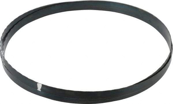 Starrett - 18 TPI, 7' 6" Long x 1/2" Wide x 0.025" Thick, Welded Band Saw Blade - Carbon Steel, Toothed Edge, Raker Tooth Set, Flexible Back, Contour Cutting - Apex Tool & Supply