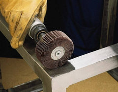 3M - 1" Diam Flap Wheel Flange Adapter - Compatible With 5-8" Diam Flap Wheels, Reduces 1" Hole to 3/4" Arbor - Apex Tool & Supply