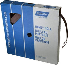 Norton - 1" x 50 Yd 60 Grit Aluminum Oxide Cloth Roll - Medium Grade, J Weighted Backing - Apex Tool & Supply