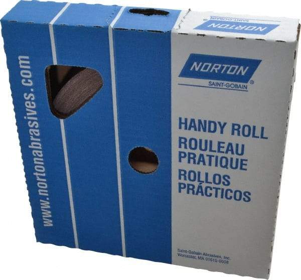 Norton - 1" x 50 Yd 400 Grit Aluminum Oxide Cloth Roll - Extra Fine Grade, J Weighted Backing - Apex Tool & Supply