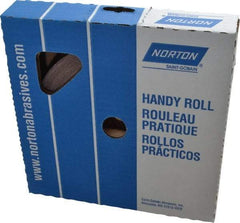 Norton - 1" x 50 Yd 400 Grit Aluminum Oxide Cloth Roll - Extra Fine Grade, J Weighted Backing - Apex Tool & Supply