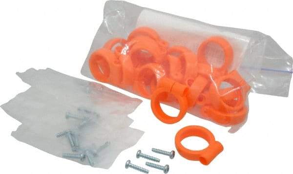 Loc-Line - Unthreaded, 1/2" Hose Inside Diam, Coolant Hose Element Clamp - For Use with 1/2" Loc-Line Modular Hose System, 20 Pieces - Apex Tool & Supply