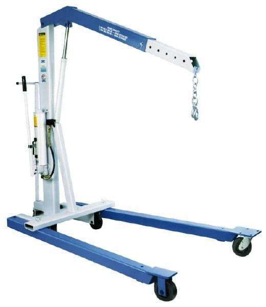 OTC - 2,200 Lb Load Capacity, Shop Crane - Hydraulic - Apex Tool & Supply