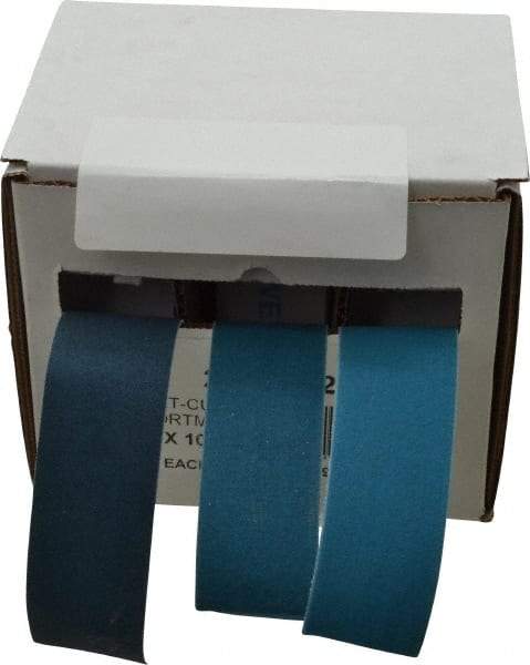 Value Collection - 10 Yards x 1-1/2" 3 Piece Roll Kit - 180, 240 & 320 Grit, & Extra Fine & Very Fine Grades - Apex Tool & Supply