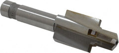 Made in USA - 9/16-18" Port, 0.989" Spotface Diam, 3/8" Tube Outside Diam, Reamer Pilot, Straight Shank, High Speed Steel Porting Tool - Apex Tool & Supply