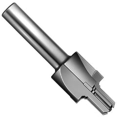 Made in USA - 5/16-24" Port, 0.742" Spotface Diam, 1/8" Tube Outside Diam, Reamer Pilot, Straight Shank, Carbide Tipped Porting Tool - Apex Tool & Supply
