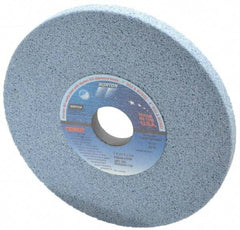 Norton - 7" Diam x 1-1/4" Hole x 1/2" Thick, H Hardness, 46 Grit Surface Grinding Wheel - Ceramic, Type 1, Coarse Grade, 3,600 Max RPM, Vitrified Bond, No Recess - Apex Tool & Supply