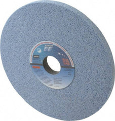 Norton - 8" Diam x 1-1/4" Hole x 1/2" Thick, H Hardness, 46 Grit Surface Grinding Wheel - Ceramic, Type 1, Coarse Grade, 3,600 Max RPM, Vitrified Bond, No Recess - Apex Tool & Supply
