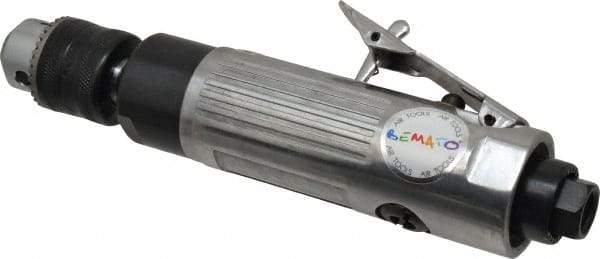 Value Collection - 3/8" Keyed Chuck - Inline Handle, 2,600 RPM, 0.5 hp, 90-120 psi - Apex Tool & Supply