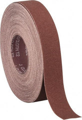 Norton - 1-1/2" x 50 Yd 150 Grit Aluminum Oxide Cloth Roll - Very Fine Grade, J Weighted Backing - Apex Tool & Supply