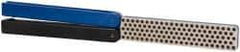 DMT - Coarse/Extra Coarse Grade, Double Sided Diamond Sharpener - 325/220 Grit, 45/60 Micron, Diamond Area 4.3" Long x 1" Wide, 9-1/2" Open Length, 5" Closed Length - Apex Tool & Supply