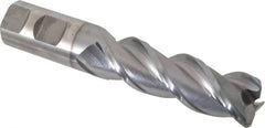 Cleveland - 1" Diam 3 Flute Powdered Metal 0.12" Corner Radius End Mill - Apex Tool & Supply