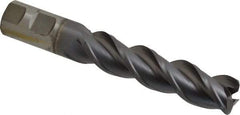 Cleveland - 1", 3 Flute, Single End, Powdered Metal, 0.12" Corner Radius End Mill - 6-1/2" OAL, 42° Helix, Right Hand Flute, 4" LOC, Right Hand Cut - Apex Tool & Supply