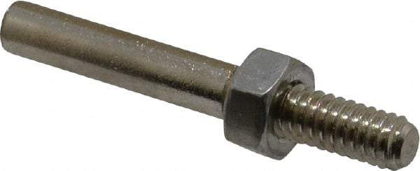 Made in USA - 1/4" Shank Abrasive Point Mandrel - 2" Length, 1/4" Hole Compatibility, for Cones - Apex Tool & Supply