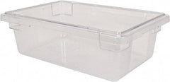 Rubbermaid - Rectangular, Clear Polycarbonate Food Tote Box - 9" High x 18" Wide x 26" Long - Apex Tool & Supply