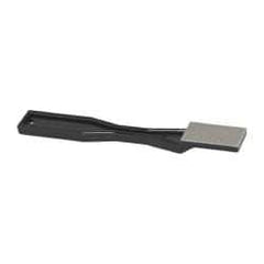 3M - 1-1/2" OAL Fine Sharpener Diamond File - 3/4" Wide, 1-1/2 LOC, Black - Apex Tool & Supply