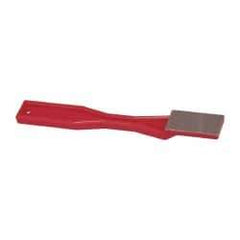 3M - 1-1/2" OAL Very Fine Sharpener Diamond File - 3/4" Wide, 1-1/2 LOC, Red - Apex Tool & Supply