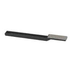3M - 1-3/4" OAL Fine Sharpener Diamond File - 1/2" Wide, 1-3/4 LOC, Black - Apex Tool & Supply
