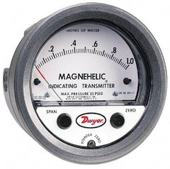 Dwyer - 25 Max psi, Differential Pressure Transmitter with Indication - 1/8" Thread - Apex Tool & Supply
