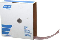 Norton - 2" x 50 Yd 600 Grit Aluminum Oxide Cloth Roll - Extra Fine Grade, J Weighted Backing - Apex Tool & Supply