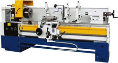 Summit - 20-1/4" Swing, 60" Between Centers, 220/440 Volt, Triple Phase Engine Lathe - 6MT Taper, 10 hp, 12 to 1,400 RPM, 4-1/8" Bore Diam, 48" Deep x 52" High x 121" Long - Apex Tool & Supply