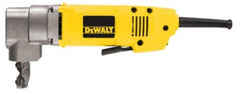 DeWALT - 120V, 1,950 SPM, 6.5 Amp, Electric Power Nibbler - 16 (Mild Steel) and 18 (Stainless Steel) Gauge Cutting Capacity - Apex Tool & Supply