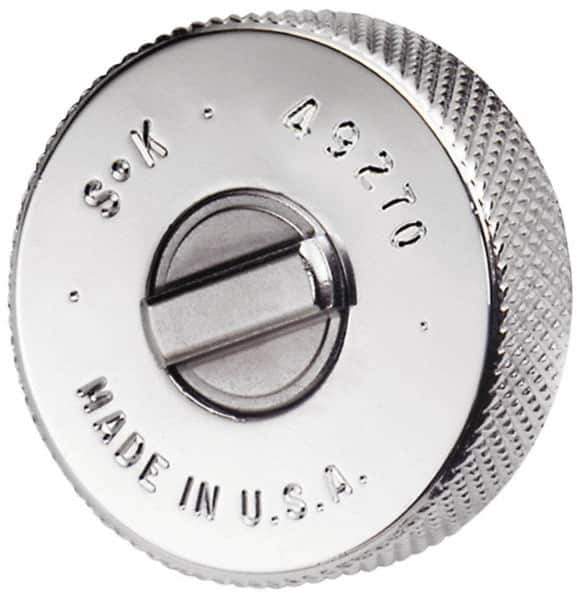 SK - 1/4" Drive Round Head Thumbwheel Ratchet - Chrome Finish, 1" to 5" OAL, 60 Gear Teeth - Apex Tool & Supply