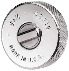 SK - 1/4" Drive Round Head Thumbwheel Ratchet - Chrome Finish, 1" to 5" OAL, 60 Gear Teeth - Apex Tool & Supply