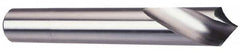 Made in USA - 1/4" Body Diam, 120°, 2-1/2" OAL, Solid Carbide Spotting Drill - Apex Tool & Supply
