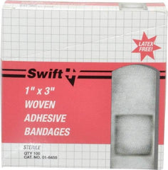 North - 3" Long x 1" Wide, General Purpose Self-Adhesive Bandage - Beige, Woven Fabric Bandage - Apex Tool & Supply