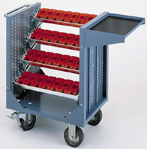 LISTA - 28 Tool Capacity, 40 Taper Size CNC Tool Cart - Apex Tool & Supply