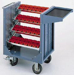 LISTA - 20 Tool Capacity, 50 Taper Size CNC Tool Cart - Apex Tool & Supply